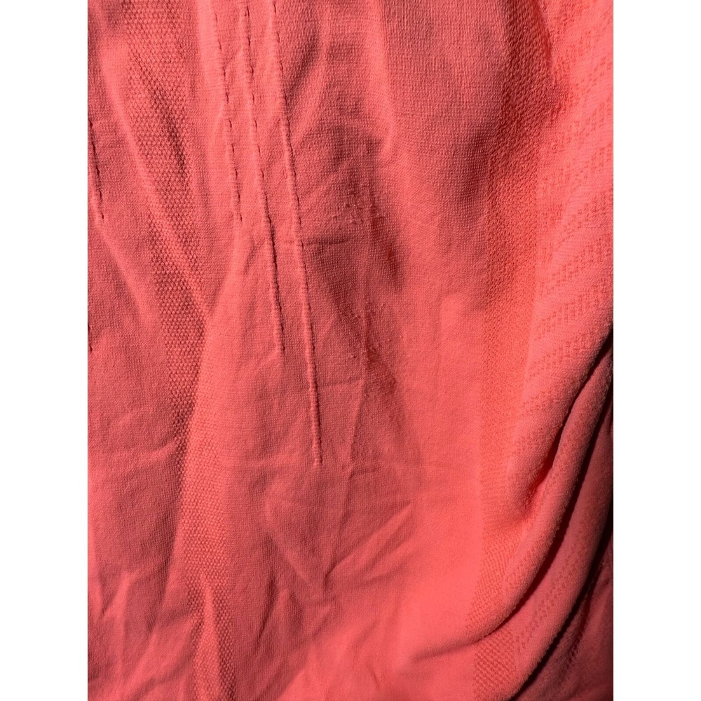 Athleta Speedlight Seamless Tank Racerback On Fire Orange Lightweight Ruch Sz S - Picture 4 of 9